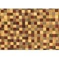 thumbnail image 1 of Ahgly Company Indoor Rectangle Checkered Brown Modern Area Rugs, 7' x 10', 1 of 4