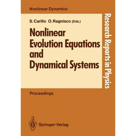 Research Reports in Physics Nonlinear Evolution Equations and Dynamical Systems, (Paperback)