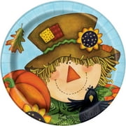 Unique 46615 9 in. Happy Fall Party Plates, 8 Count