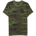 thumbnail image 1 of Reebok Mens Camo Print Graphic T-Shirt, Green, Large, 1 of 1