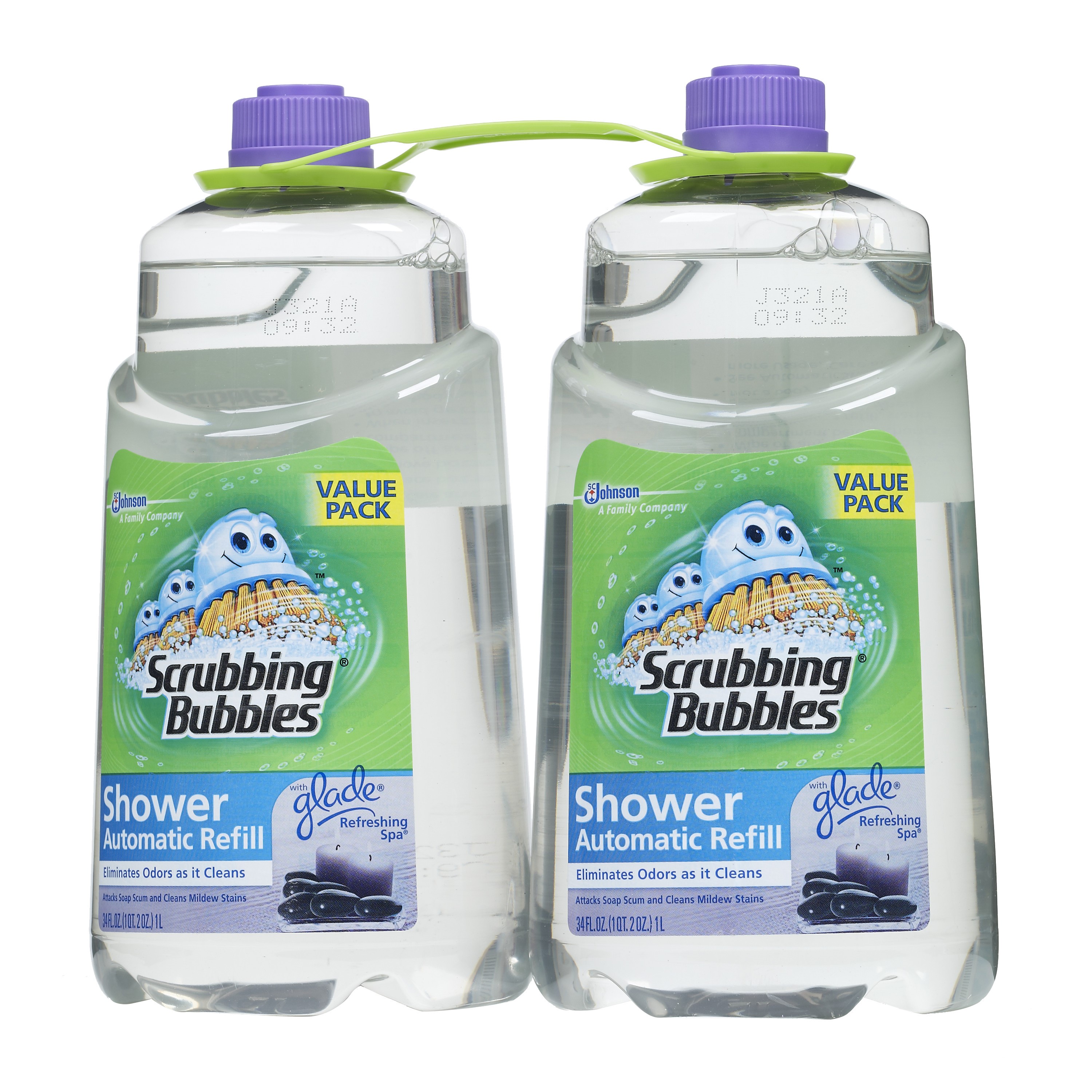 Scrubbing Bubbles Auto Shower Cleaner Refill, 34 Fl Oz, (Pack of 2) - image 2 of 2