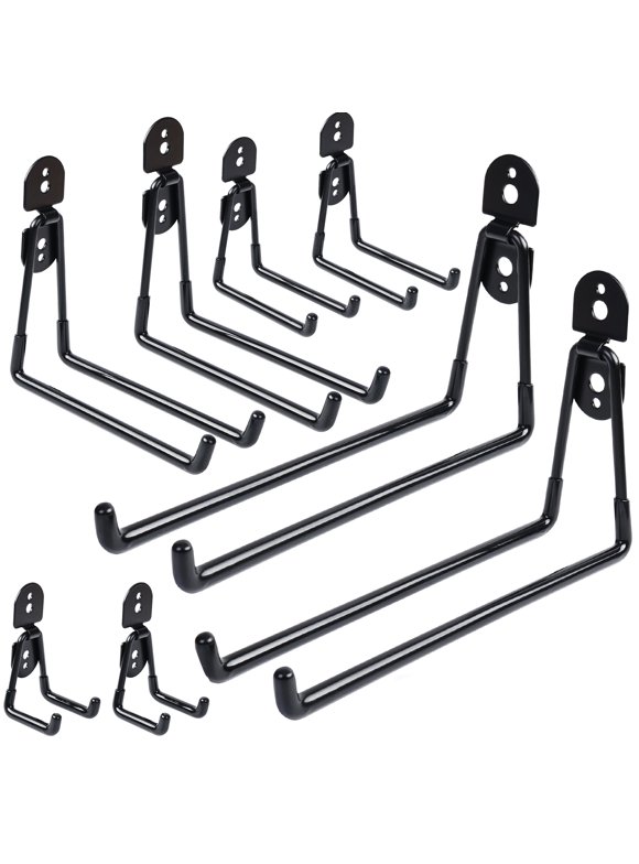 Ladder Hooks in Wall Organization