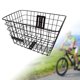 thumbnail image 2 of Cesta de bicicleta eléctrica decorativa, cesta delantera de bicicleta, soporte de carga de bicicleta de metal para Negro, 2 of 9