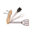 thumbnail image 1 of Creative Gifts 015802 Folding BBQ Tools with Wood Handle & 20 in. Open, 1 of 1