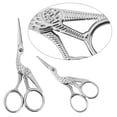 thumbnail image 3 of Embroidery Scissors, Stork Scissors for Sewing, Craft, Art Work & Everyday Use, Stainless Steel, 2Pcs, 3 of 6