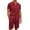 Crimson, variant on Men's 2 Pieces Casual Beach Outfits Short Sleeve Button Down Shirts Summer Short Set