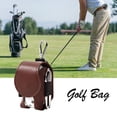 thumbnail image 1 of Contenedor de Pelotas de Golf JShteea PU Mini Cintura Colgante Para Estrenar, 1 of 6