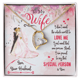 thumbnail image 4 of To My Wife I Just Need One Person Forever Necklace w Message Card, 4 of 20