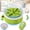 White+Green, variant on USB Portable Washing Machine | for Clothes & Dishes, Travel, Dorms, RVs 3.0【Smart Control System】【Dual-Direction Turbo】Ultrasonic Sink Washing Machine