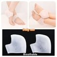 thumbnail image 5 of 4 Pcs Unisex Heel Protectors Insoles Cracked Feet Care Socks Sleeve Silicone Gel, 5 of 7