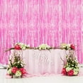thumbnail image 2 of SUTENGDA 2/3 Pcs Rideau Frange en Feuille Rideau de Porte Métallique Guirlande Photo Toile de Fond Décoration de Fête Mariage 3ftx8ft, 2 of 5