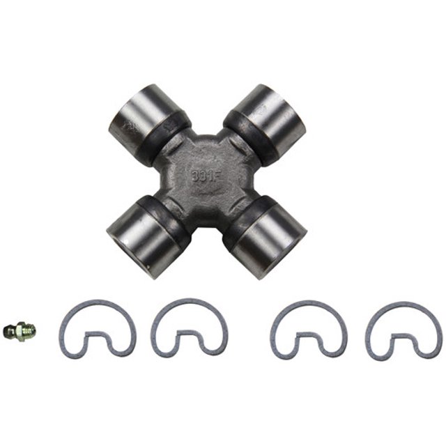 Moog Chassis Universal Joint 331A OE Replacement; Premium; .059 Inch Snap Ring Thickness; 1.188 Inch Bearing Cap Diameter; Greaseable
