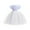 White, variant on Girls Sequin Tulle Party Dress Short Sleeve Elegant Flower Girl Gown for Wedding Birthday Formal Occasion Outfits