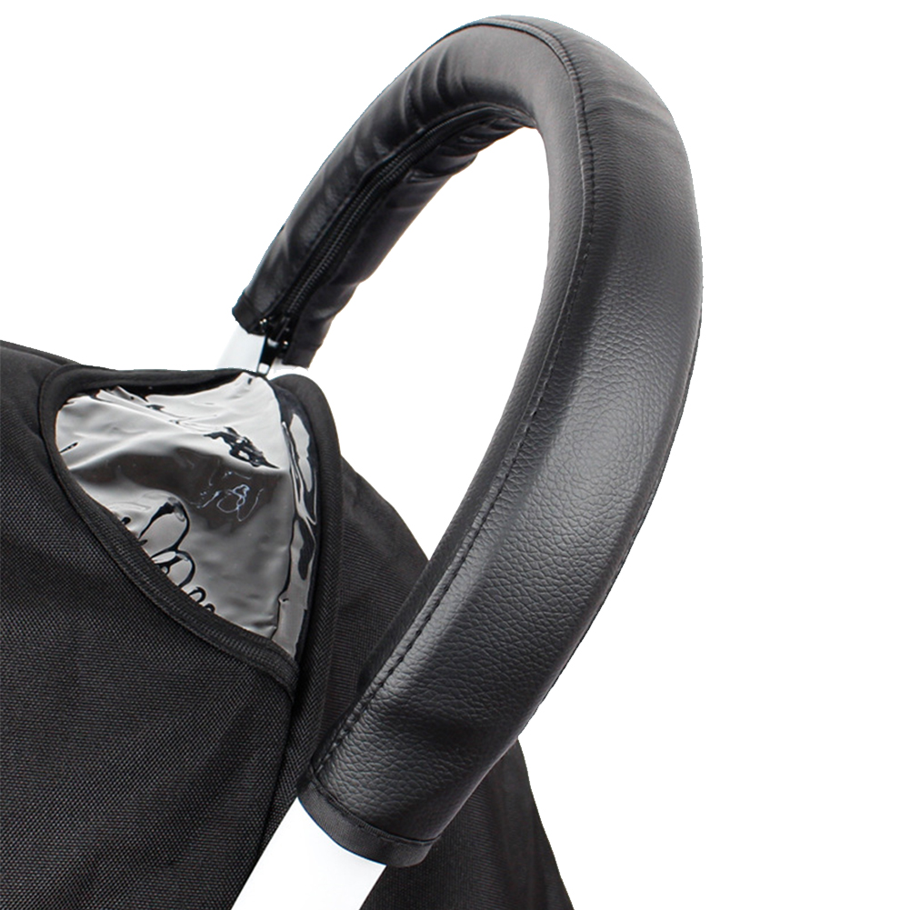stroller leather handle