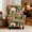 Christmas Santa Snowman, variant on HUISEFOR Christmas Tree Wingback Chair Covers, Stretch Wing Chair Slipcovers, 2 Piece, Soft, 1 Wing Cover & 1 Cushion Cover, Furniture Protector for Living Room Wingback Sofa Chair