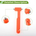 thumbnail image 5 of Unique Bargains 1 Pc Universal Car Safety Hammer Glass Breaker Urgent Escape Tool Black Red Carbon Steel PP, 5 of 6