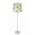 thumbnail image 1 of White Floor Lamp with Aqua Sea Horses Shade, 1 of 1