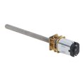 thumbnail image 3 of 2Pcs DC Geared Motor Copper 30RPM Impact Resistance Low Noise Reduction Motor DC6V M4x55mm, 3 of 5