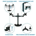 thumbnail image 2 of Mount-It! Dual Monitor Desk Mount,  Fits 2 Computer Screens 17"-27", Full Motion, Adjustable, 2 of 7