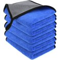 thumbnail image 1 of 5PCS Microfiber Cloth, Reusable Microfiber Cleaning Cloth for Window Cleaning/All Washing/Car/Domestic Polishing Machine, Super Absorbent 30x40cm, 1 of 5