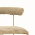 thumbnail image 3 of Liliana Taupe Velvet Bar Stool, 3 of 6