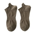 thumbnail image 1 of CSChome Solid Color Boat Socks Men Boat Low-cut Shallow Solid Color High Elasticity Slip Soft Sweat-absorption Shrink Sports Short, 1 of 7
