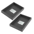 thumbnail image 1 of 2Pcs Flowerpot Trays Rectangular Water Plate Flowerpot Holders Bonsai Bases, 1 of 4