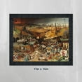 thumbnail image 7 of Triumph of Death Framed Print by Pieter Bruegel, World Famous Wall Art Collection, Great Wall Art for Your Kitchen or Living Room, 11x14, 2476CH, 7 of 7