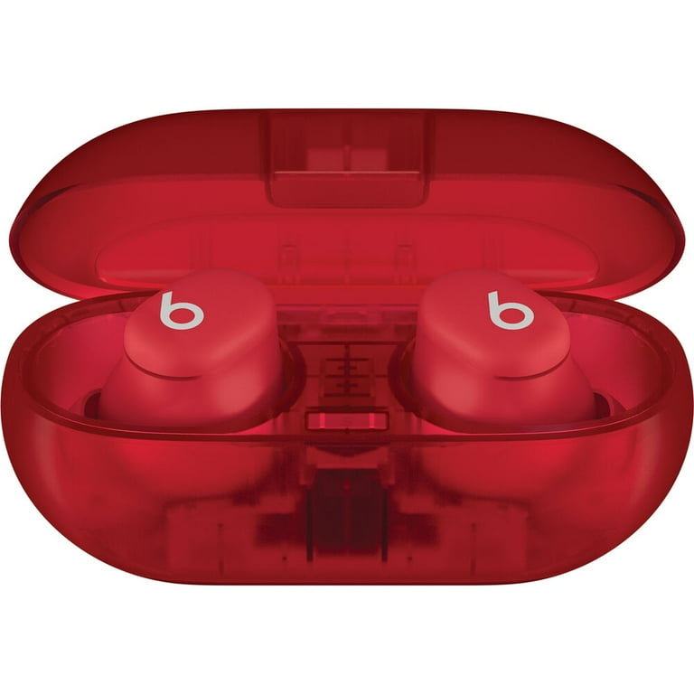 Beats Solo Buds, Wireless Bluetooth Earbuds (Transparent Red Beats Solo Buds, Wireless Bluetooth Earbuds (Transparent Red