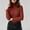 Rose Gold, variant on Women Slim Fit Ribbed Turtleneck Knit Top, Solid Long Sleeve Stretchy Pullover Sweater, Basic Layering Shirt for Fall & Winter Daily Outfit Purple Free Size