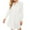 White, variant on Ahuyic Womens Casual Dress,Womens Plus Size Dress,Womens Summer Round Neck Loose Solid Beach Button Cover Skirt Short Sleeved Knee Length Dress,White,XL