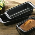 thumbnail image 3 of Loaf Pan Rectangle Toast Bread Mold Cake Mold Carbon Steel Loaf Pastry Baking T9N0, 3 of 9