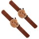 thumbnail image 2 of Slap Wristband Toy Supple Plush Capybara Bracelet For Kids Parties And Gatherings 2Pcs, 2 of 5