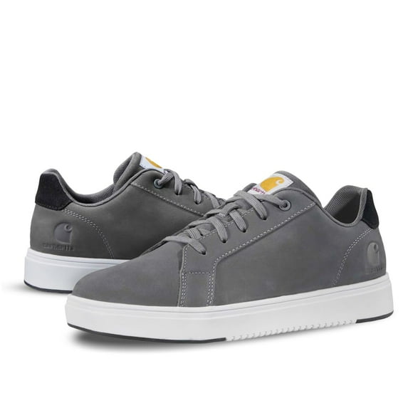 Zapatillas Carhartt Detroit Leather para hombre, color gris medio, 9,5 m
