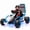 Bule, variant on Xuanlur 24V Electric Go Kart for Kids Age 6-12, Drift Kart w/400W Motors, 8.5 MPH, Front EVA Wheel & Metal Frame, Ride on Toys w/Music & Lights, 360° Drift Mode, 5 Point Harness, Black