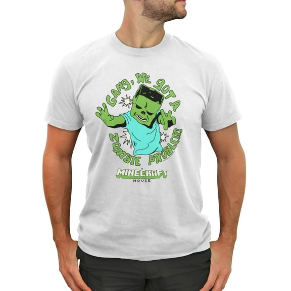 Men's A Minecraft Movie We Got a Zombie Problem Graphic T-Shirt