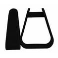 thumbnail image 2 of Showman Molded Plastic Pony Stirrups (Black), 2 of 2