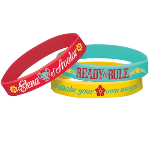 Elena of Avalor Rubber Bracelets / Favors (6ct)