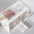 thumbnail image 4 of Mini Desk Organizer with Drawers,Office Supplies and Jewelry Storage Case 9 Drawers,Plastic Jewelry Box Desktop Storage Box Jewelry Drawer Earrings Makeup Container Organizer, 4 of 9