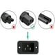 thumbnail image 4 of Cable de alimentación CA estándar de 5 pies (1,5 m) 10 125 negro de 3 clavijas para dispositivos electrónicos, televisores, ordenadores, radios, portátiles Asus y más, 4 of 8