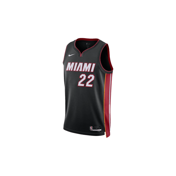 NIKE MENS NBA MIAMI HEAT ICON EDITION 22/23 SWINGMAN JERSEY "22 BUTLER" "Black" DN2011 010 DN2011 010 from Stadium Goods