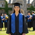thumbnail image 6 of Graduation Stole Plain Soft Sash Unisex Graduation Stole Scarf For College Graduate Photograph Ceremony, 6 of 7