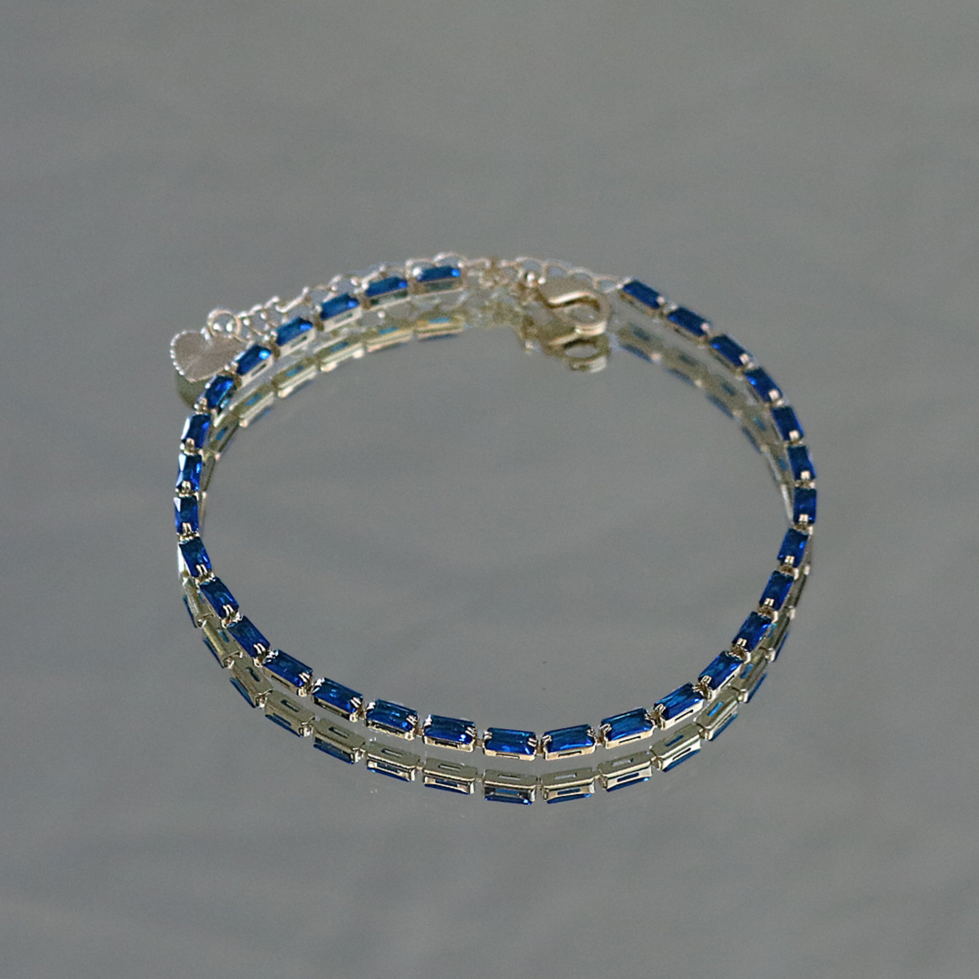 Minimal Women CZ Stone Anklets for Gold Color with 8"+2" inch Adjustable Size Brass Metal