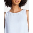 thumbnail image 5 of Time and Tru Women’s Linen Blend Sleeveless Top, Sizes XS-XXXL, 5 of 6