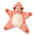 thumbnail image 3 of Shadoumai Baby Starfish Onesie Wearable Swaddle Bag Outfits | Starfish Baby OutfitFleece Swaddle NewbornWinter Warm JumpsuitLong Sleeve Footie OutfitsComfy Clothes, 3 of 7