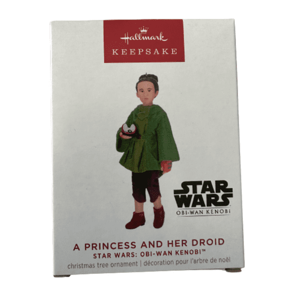 2023 Hallmark Keepsake Ornament - Star Wars Princess Leia and Her Droid
