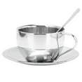 thumbnail image 7 of Masteelf Sturdy Stainless Steel Tea Cup Set for Home Use in Silver Color with Smooth Design and Comfortable Grip 1 Set, 7 of 7