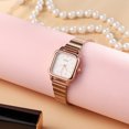 thumbnail image 1 of Women's Simple Square Dial College Style Wrist Watch For Birthday Gifts, 1 of 6