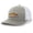 Silver/White, variant on Freshwater Fish Collection Trout Fishing Mens Embroidered Mesh Back Trucker Hat Baseball Cap, Brown/Khaki