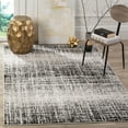 thumbnail image 1 of Safavieh Adirondack Collection ADR116B Modern Abstract Non-Shedding Stain Resistant Living Room Bedroom Area Rug, 4' x 4' Square, Ivory / Black, 1 of 2
